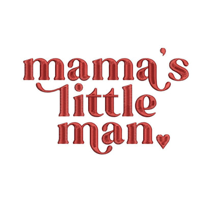 Family Valentine's Embroidery Design: Baby Boy Machine Embroidery File (Digital Download)