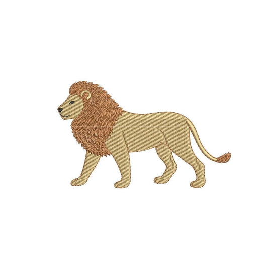 Lion Zoo Animal Embroidery Designs: Lion Safari Embroidery File African Wildlife Embroidery Machine Files For Kids (Digital Download)