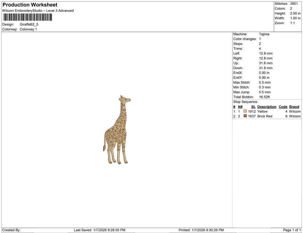 Giraffe Zoo Animal Embroidery Designs: Giraffe Safari Embroidery File African Wildlife Embroidery Machine Files For Kids (Digital Download)