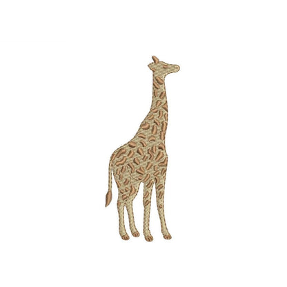 Bundle | 4 Zoo Animals Embroidery Designs: Zebra, Lion, Giraffe, Elephant Embroidery File African Wildlife Embroidery Machine Files