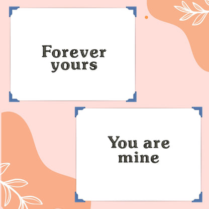 Valentine's Day Embroidery Designs: Mini Valentine Machine Embroidery Files Script Mini Embroidery Design (Digital Download)