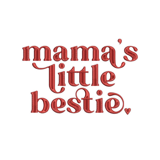 Family Valentine's Embroidery Design: Valentine's Bestie Machine Embroidery File (Digital Download)