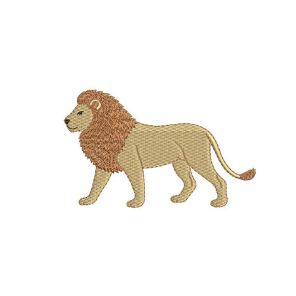 Bundle | 4 Zoo Animals Embroidery Designs: Zebra, Lion, Giraffe, Elephant Embroidery File African Wildlife Embroidery Machine Files