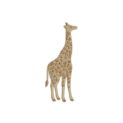 Giraffe Zoo Animal Embroidery Designs: Giraffe Safari Embroidery File African Wildlife Embroidery Machine Files For Kids (Digital Download)