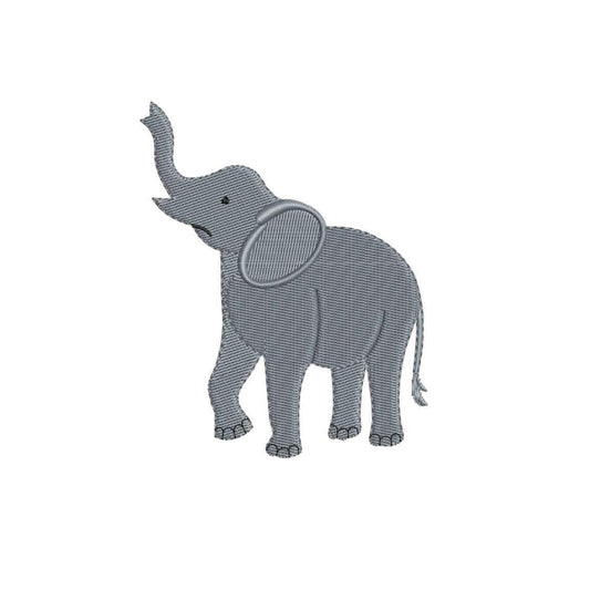 Elephant Zoo Animal Embroidery Designs: Elephant Safari Embroidery File African Wildlife Embroidery Machine Files For Kid (Digital Download)