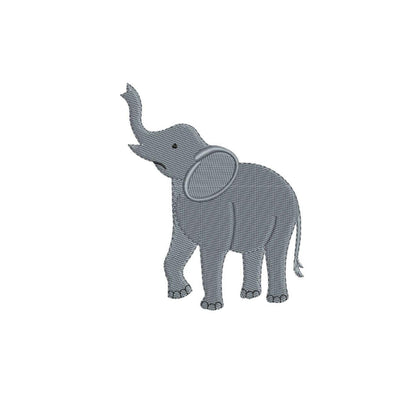Bundle | 4 Zoo Animals Embroidery Designs: Zebra, Lion, Giraffe, Elephant Embroidery File African Wildlife Embroidery Machine Files