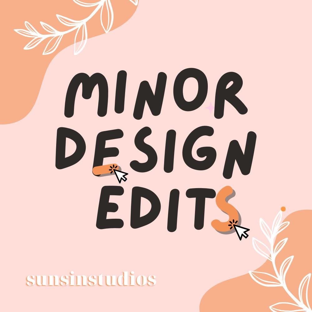 Custom Embroidery Edits (Minor Revisions To Existing Designs)