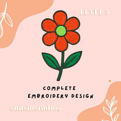Custom Embroidery Digitizing (Level 3)