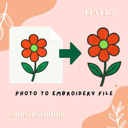 Custom Embroidery Digitizing (Level 2)