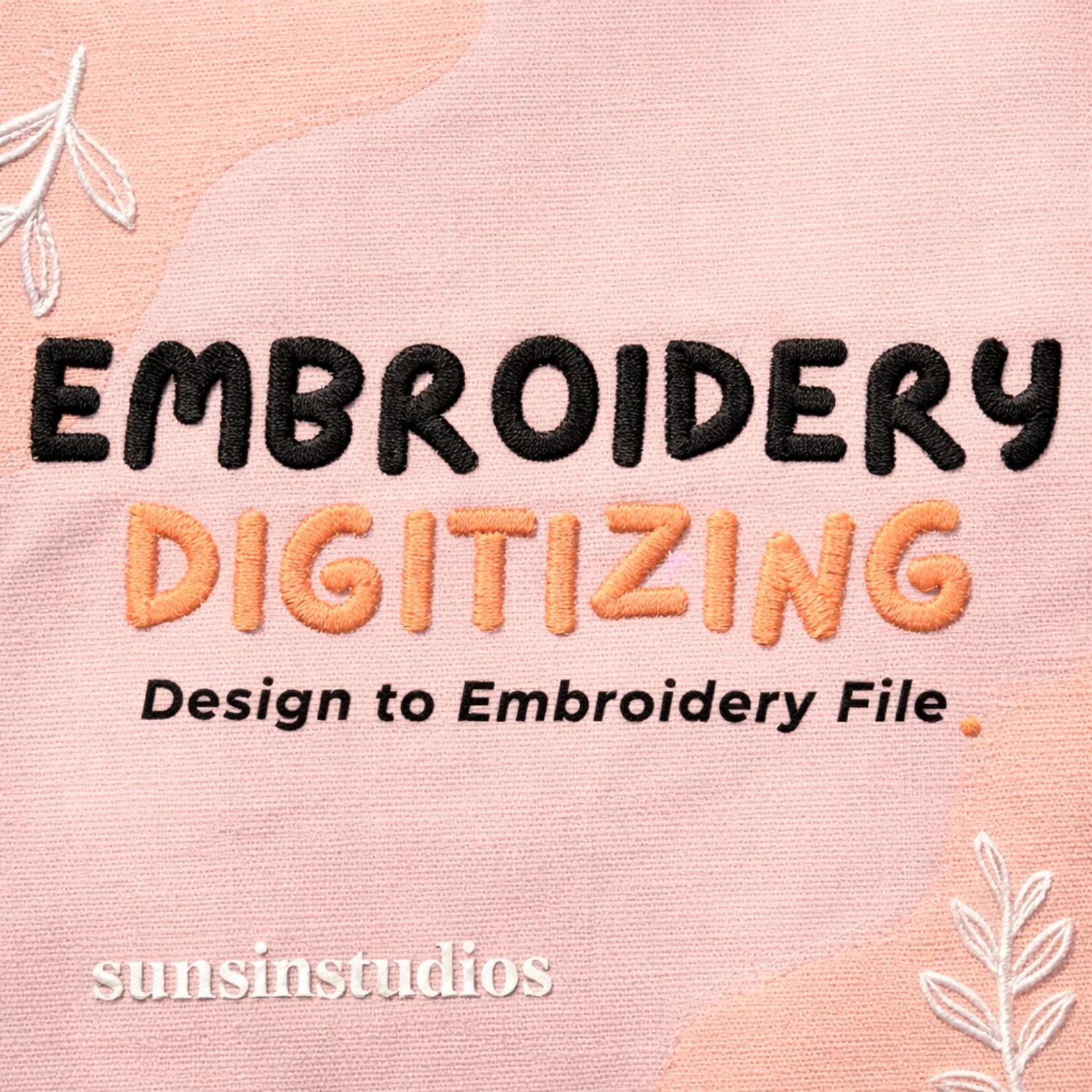 Custom Embroidery Digitizing (Level 1)