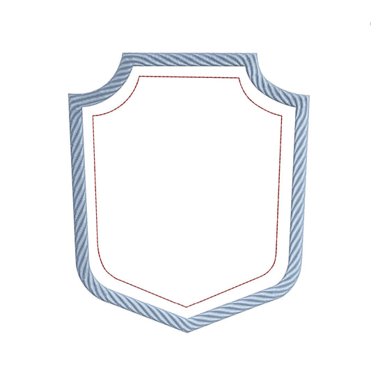 Monogram Frame Embroidery Design: Baby Boy Crest Machine Embroidery File Baby Door Hanger Banner File (Instant Download)