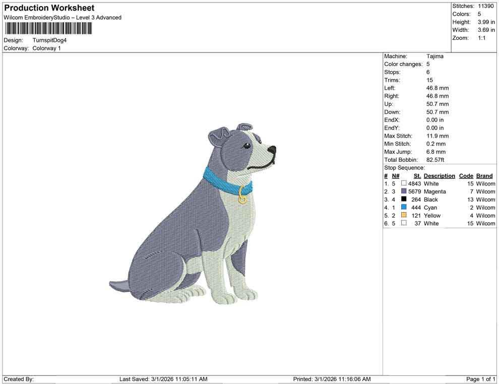 Pit bull Embroidery Designs: Pitbull Dog Embroidery File Handsome Pup with Blue Collar Embroidery Machine File (Digital Download)