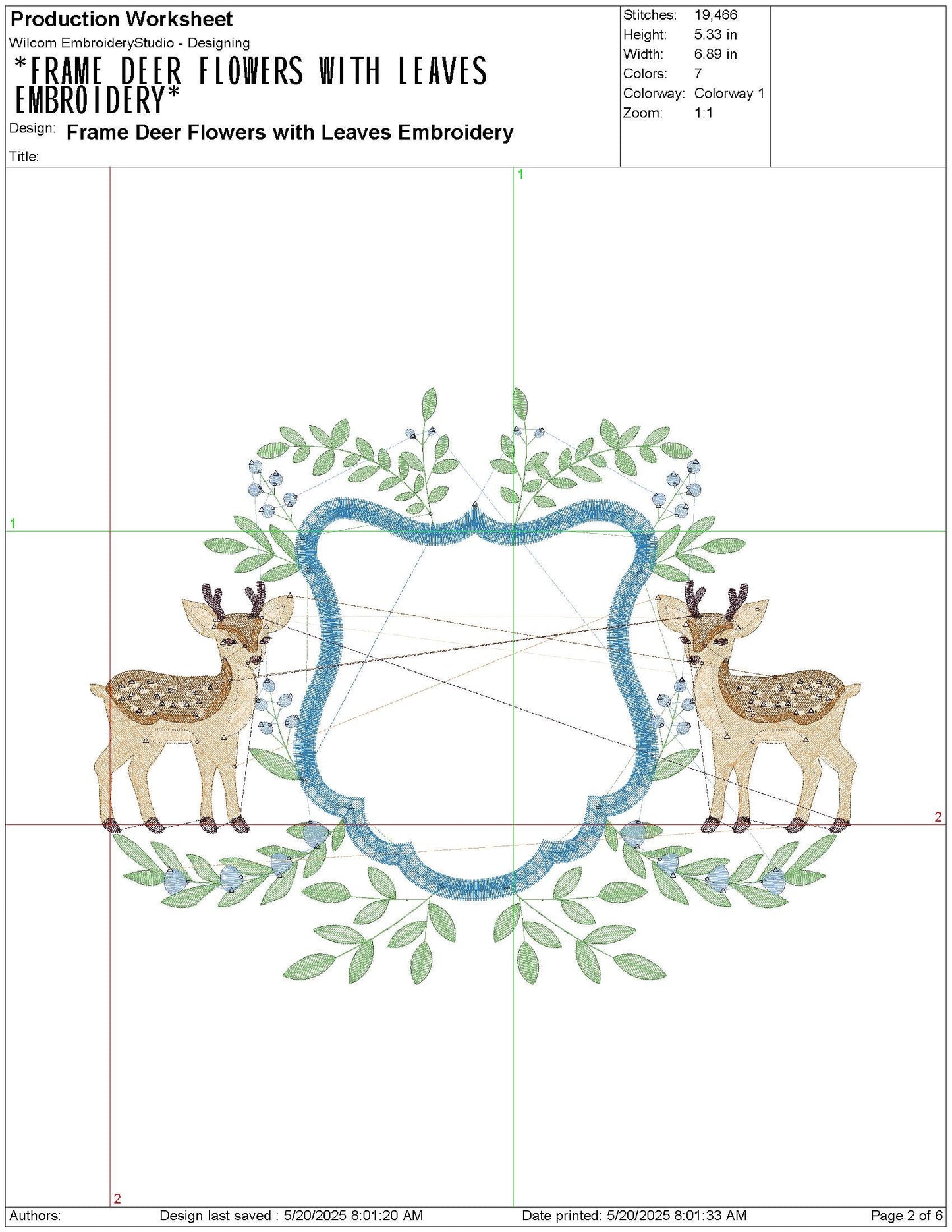 Deer Embroidery Frame Designs: Baby Nursery Banner Crest Machine Embroidery File Woodland Newborn Hospital Door Hanger Nursery Frame File