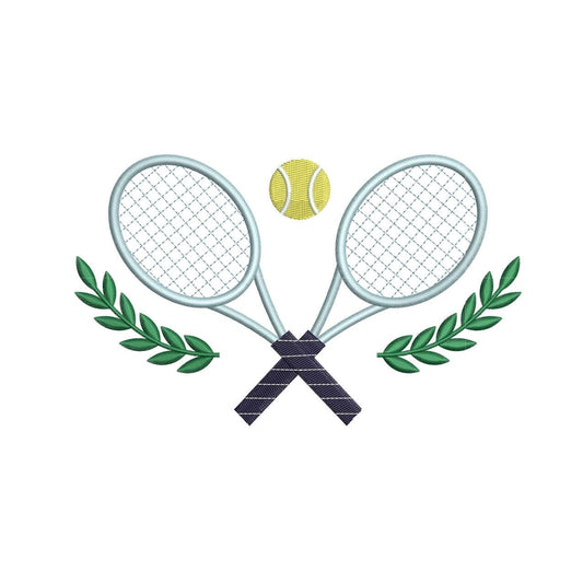 Tennis Racket Embroidery Designs: Tennis Ball Machine Embroidery File Tennis Player Embroidery Files (Digital Download)