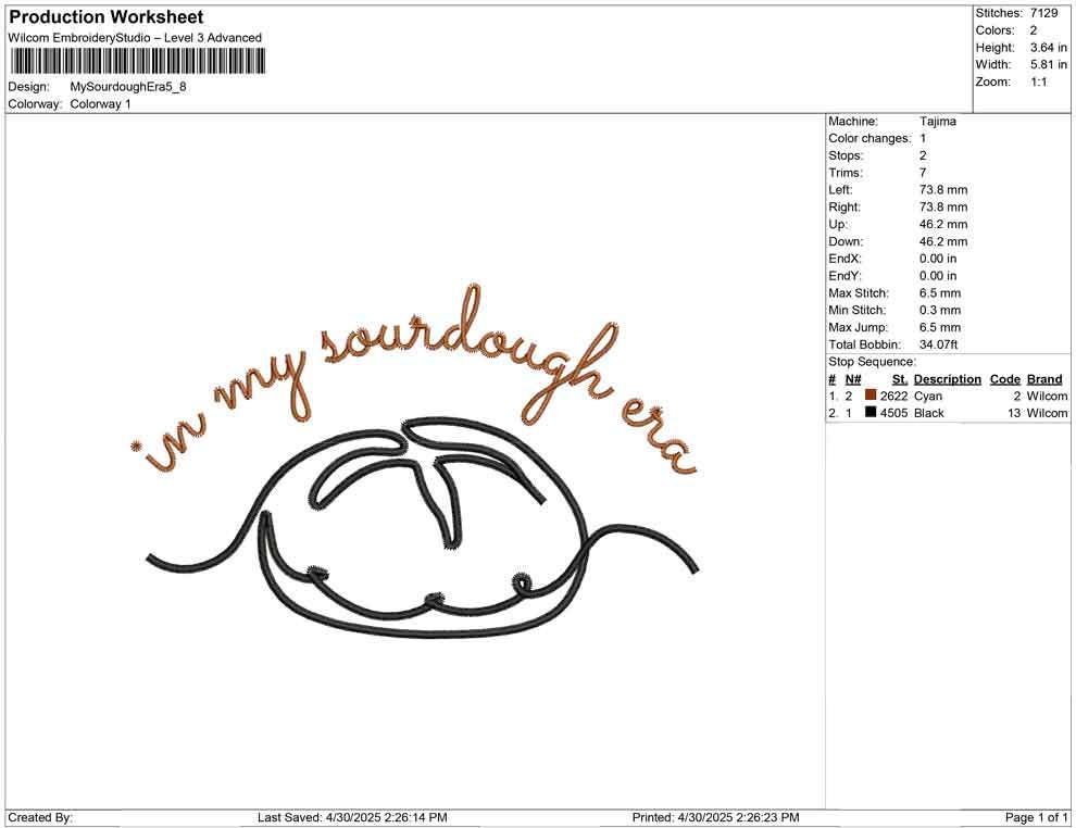Sourdough Era Embroidery Designs: Cottagecore Embroidery Machine File Bread Baker Embroidery Design (PES DST EXP) Digital Download