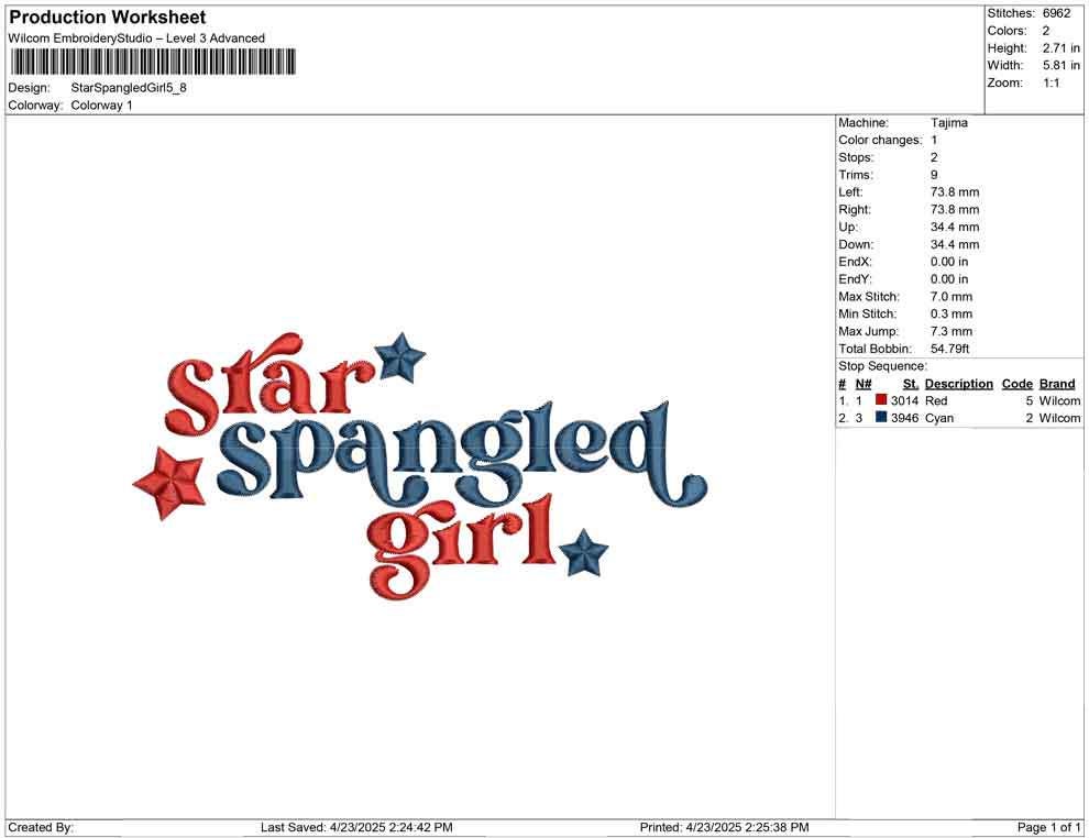 4th of July Embroidery Designs: Patriotic USA Machine Embroidery File Star Spangled Girl Embroidery Design (Digital Download) pes dst jef+