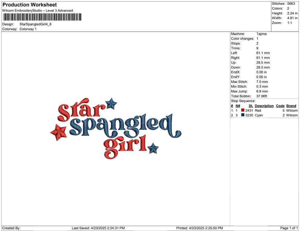 4th of July Embroidery Designs: Patriotic USA Machine Embroidery File Star Spangled Girl Embroidery Design (Digital Download) pes dst jef+