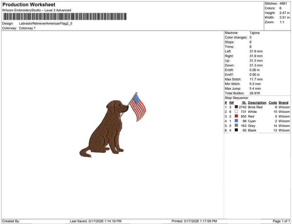 Labrador Retriever Embroidery Designs: Patriot Dog Embroidery File Cute Puppy Flag Embroidery Machine File 4th of July (Digital Download)