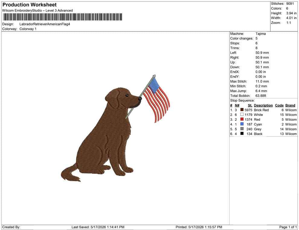 Labrador Retriever Embroidery Designs: Patriot Dog Embroidery File Cute Puppy Flag Embroidery Machine File 4th of July (Digital Download)