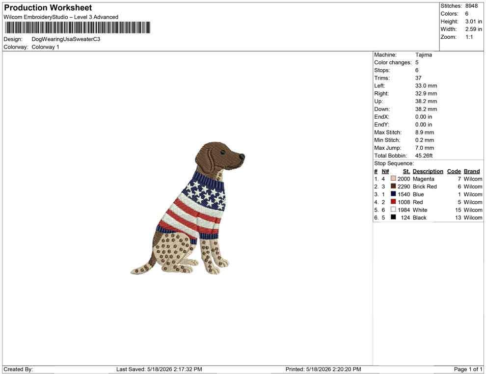 Patriotic German Shorthaired Pointer Embroidery Designs: Sweater Dog Machine Embroidery File 4th of July GSP Embroidery File DST, PES+