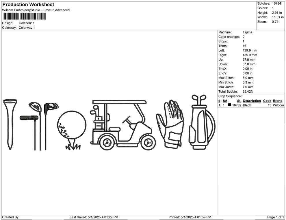 Golf Icon Embroidery Designs: Golf Cart Golf Club Machine Embroidery File Golf Towel Embroidery Pattern (PES DST JEF+) Digital Download
