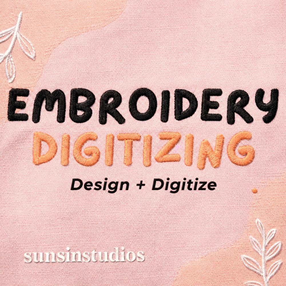 Custom Embroidery Digitizing (Level 2)