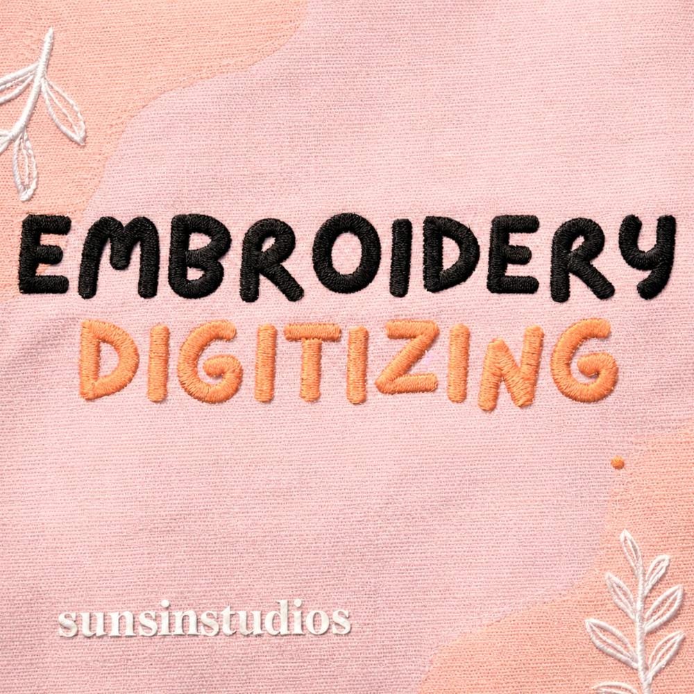 Custom Embroidery Digitizing (Level 1)