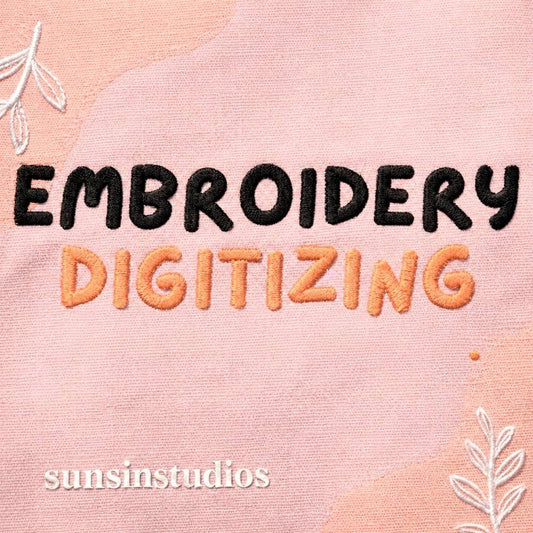 Custom Embroidery Digitizing (Level 1)