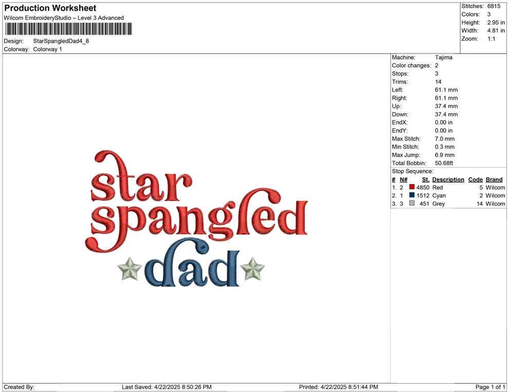 4th of July Embroidery Designs: Star Spangled Babe Machine Embroidery File (PES DST+) Patriotic USA Summer Embroidery Design