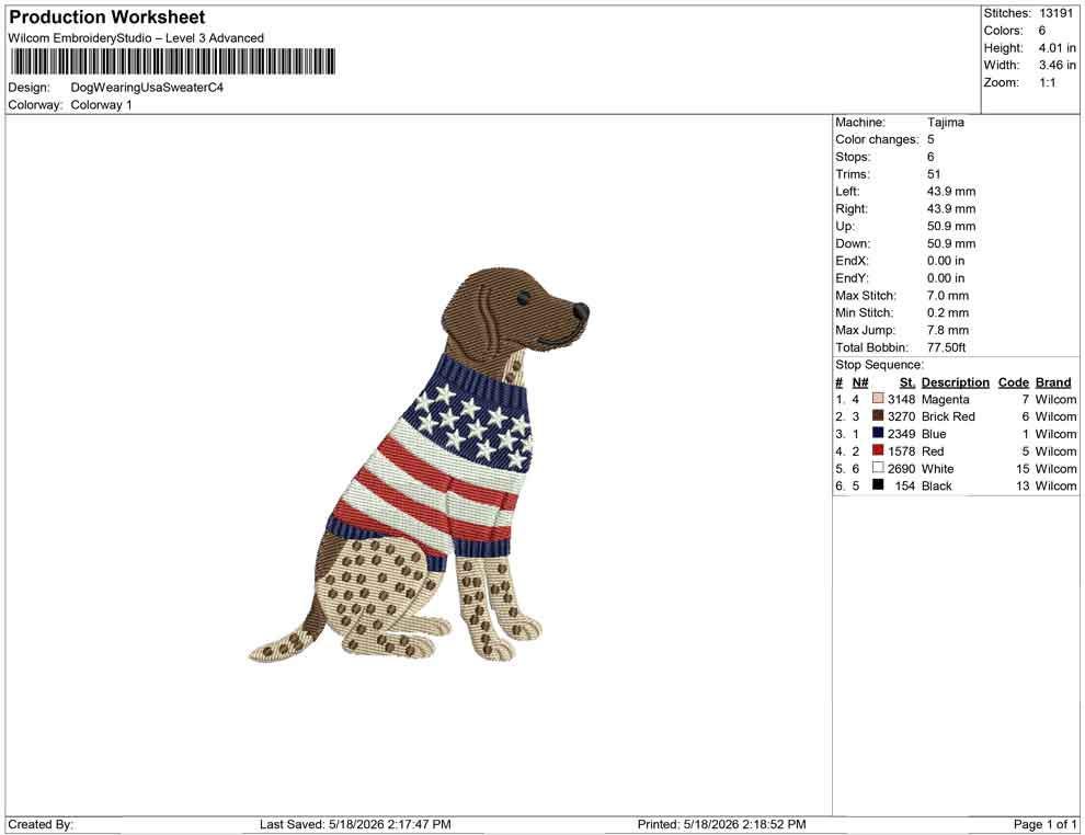 Patriotic German Shorthaired Pointer Embroidery Designs: Sweater Dog Machine Embroidery File 4th of July GSP Embroidery File DST, PES+