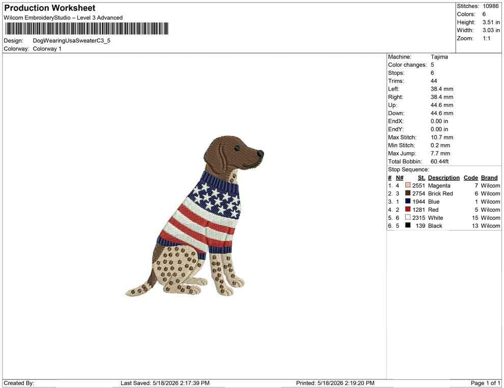 Patriotic German Shorthaired Pointer Embroidery Designs: Sweater Dog Machine Embroidery File 4th of July GSP Embroidery File DST, PES+
