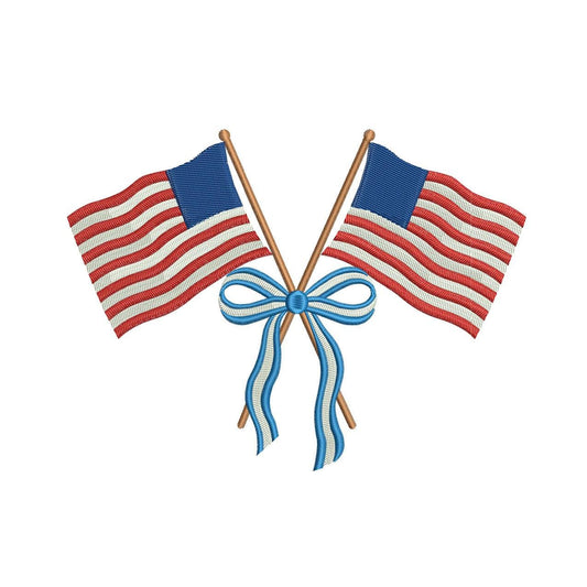 USA Flag Embroidery Designs: America 250 Machine Embroidery Files Patriotic Flag Embroidery Design (jef pes dst+) Instant Digital Download