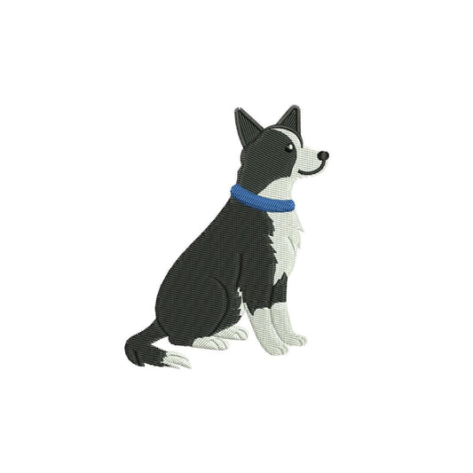 Border Collie Embroidery Designs: Dog Lover Embroidery File Dog Mom Sheepdog Collie Collar Embroidery File (PES JEF DST+) Instant Download