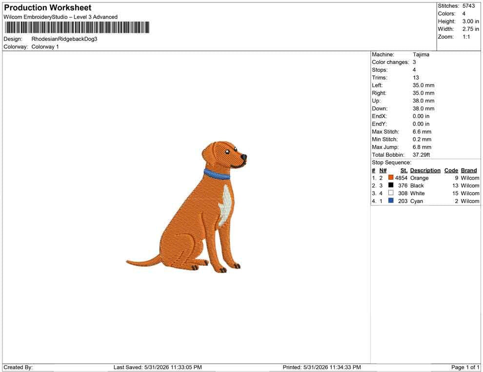 Vizsla Embroidery Designs: Magyar Vizsla Dog with Collar Embroidery File Hungarian Pointer Embroidery Machine File PES+ (Digital Download)