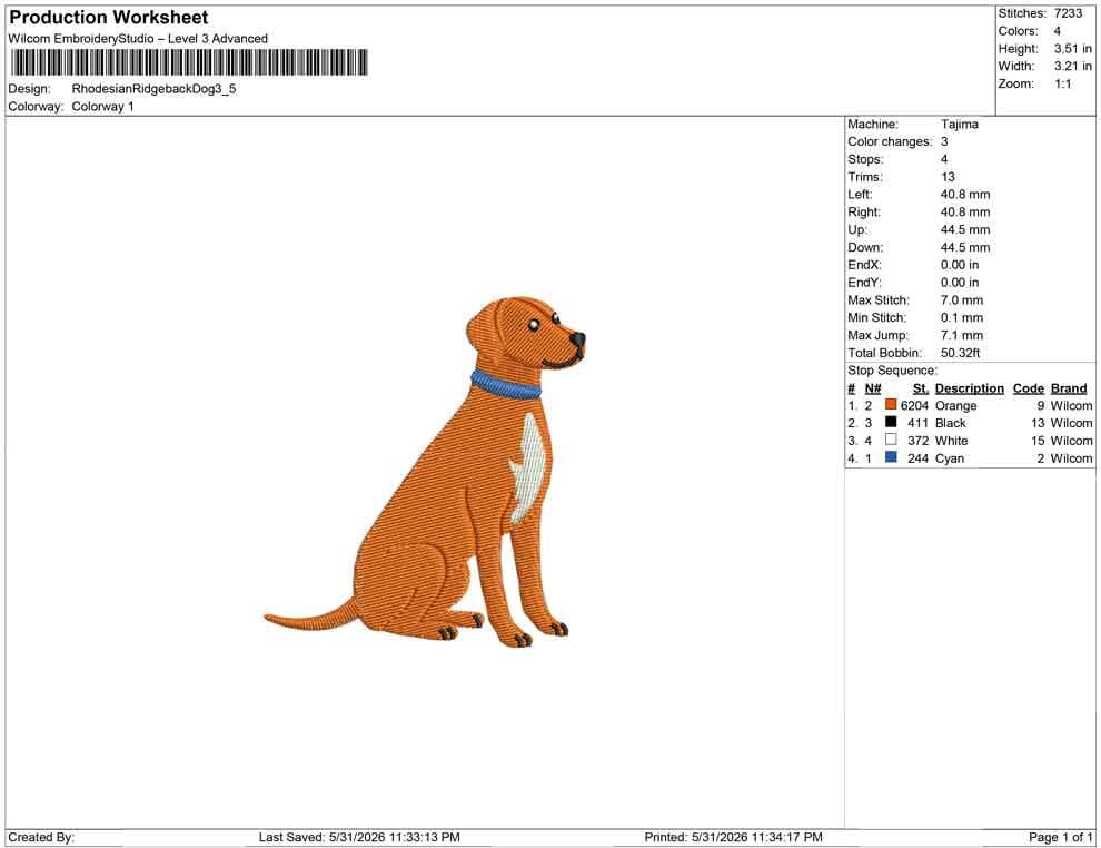 Vizsla Embroidery Designs: Magyar Vizsla Dog with Collar Embroidery File Hungarian Pointer Embroidery Machine File PES+ (Digital Download)