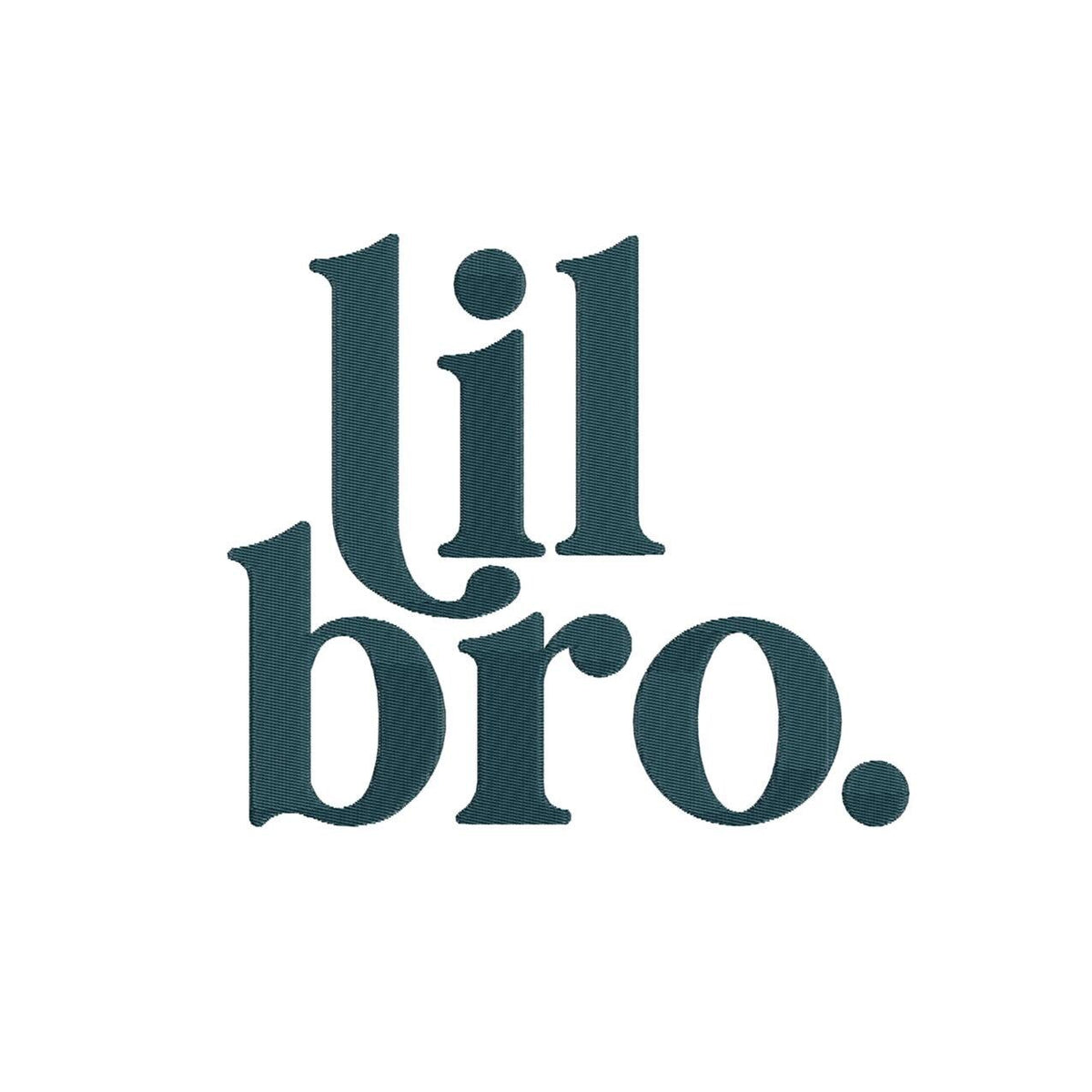 Little Bro Embroidery Designs: Lil Bro Machine Embroidery Files Sibling Embroidery File (JEF DST EXP+) Instant Digital Download