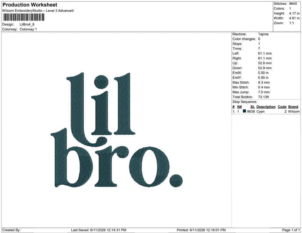 Little Bro Embroidery Designs: Lil Bro Machine Embroidery Files Sibling Embroidery File (JEF DST EXP+) Instant Digital Download