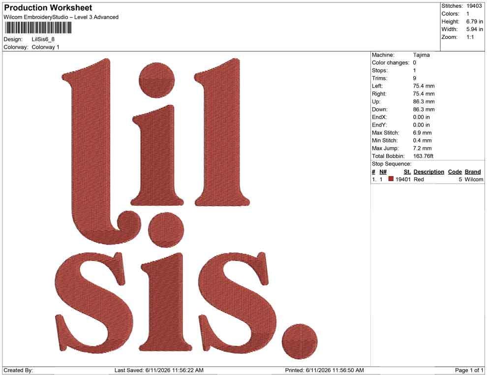 Little Sister Embroidery Designs: Lil Sister Embroidery Machine File Sibling Outfit Embroidery Design (Digital Download) JEF DST PES+