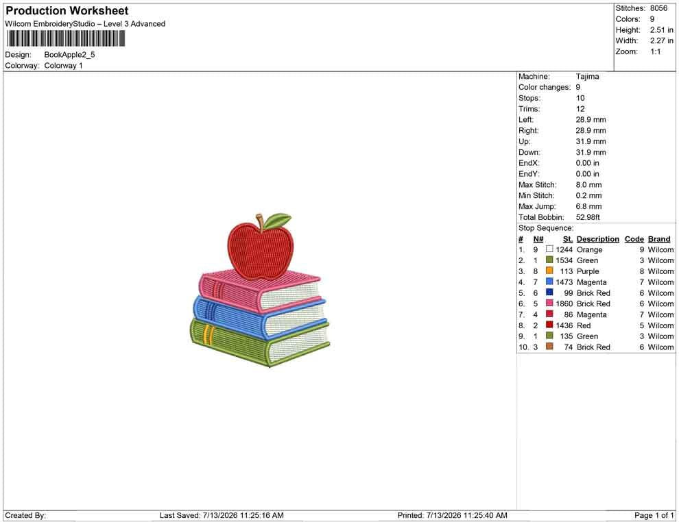 Back To School Embroidery Designs: Apple Machine Embroidery File Teacher Apple Embroidery PES DST JEF (Instant Download)