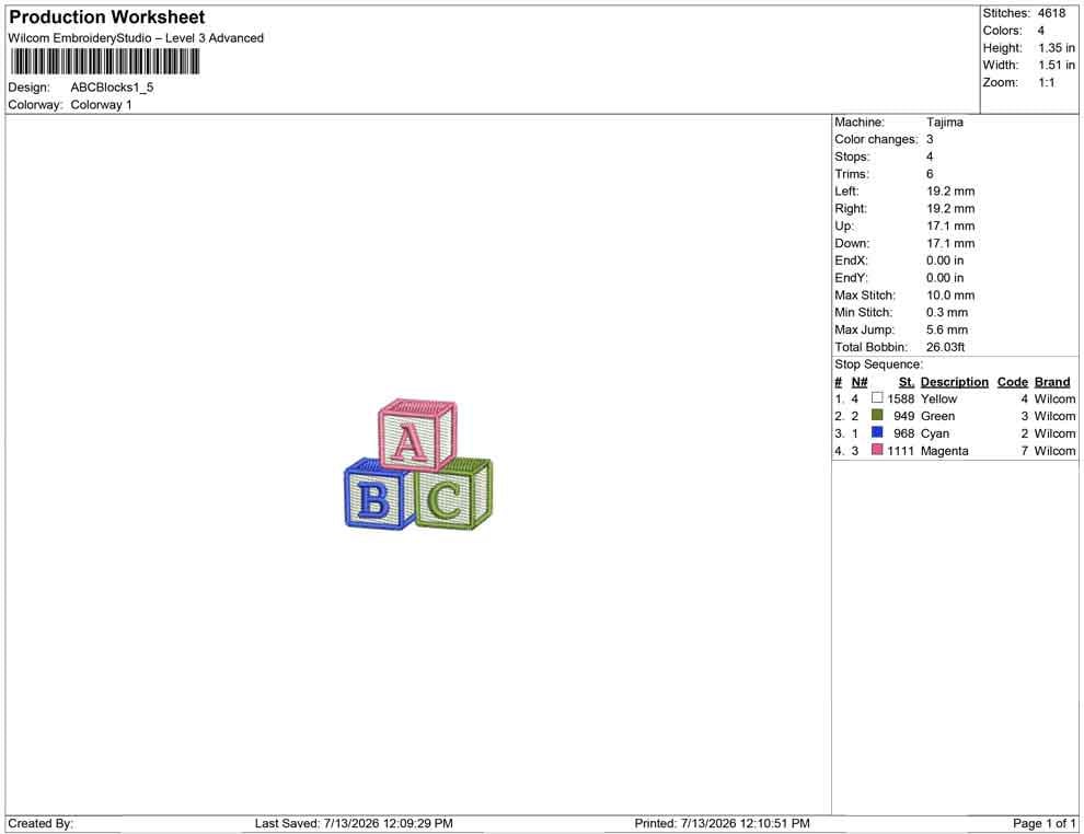 Back To School Embroidery Designs: Baby Building Blocks Machine Embroidery File Nursery Name Alphabet Blocks Embroidery Design