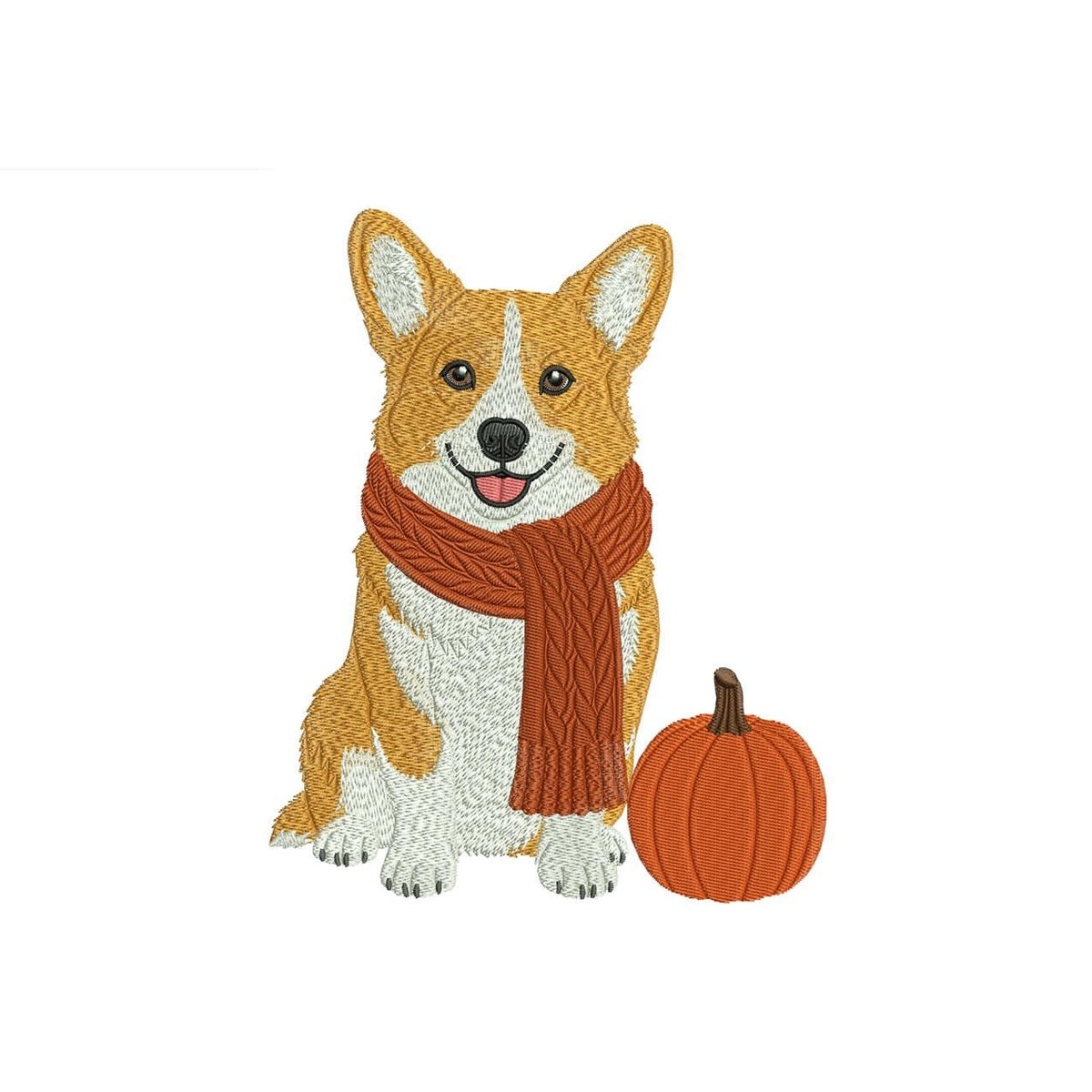 Corgi Embroidery Designs: Corgi Dog Embroidery Machine File Corgi Dog Fall Embroidery Design (Instant Digital Download) PES DST JEF+